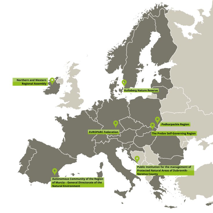 GREENHEALTH partners map